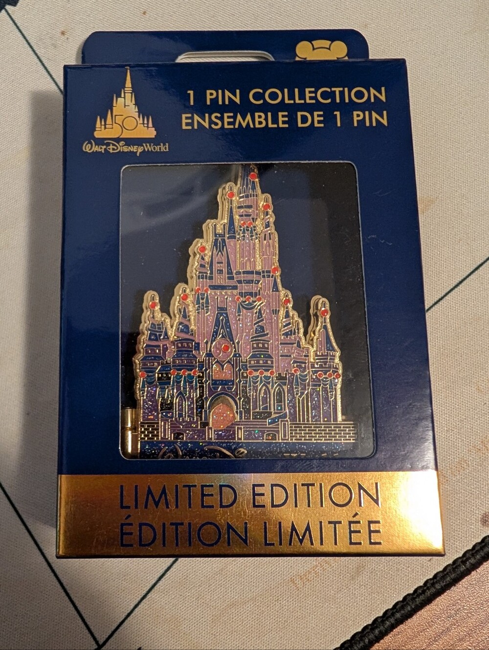 LE Disney 50th Cinderella Hinge Pin